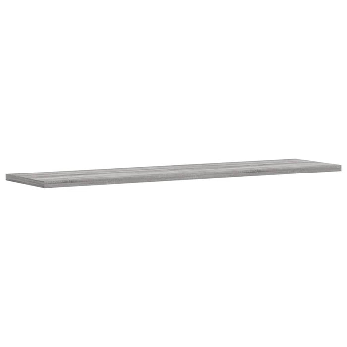 Rafturi de perete, 4 buc., gri sonoma, 80x20x1,5 cm, lemn - WALTI WALTI