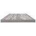 Rafturi de perete, 4 buc., gri sonoma, 80x20x1,5 cm, lemn - WALTI WALTI