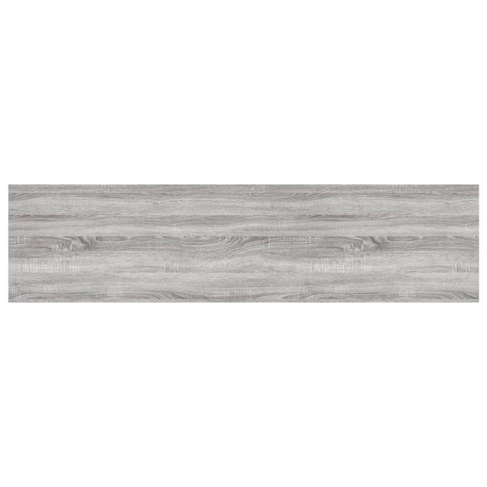 Rafturi de perete, 4 buc., gri sonoma, 80x20x1,5 cm, lemn - WALTI WALTI