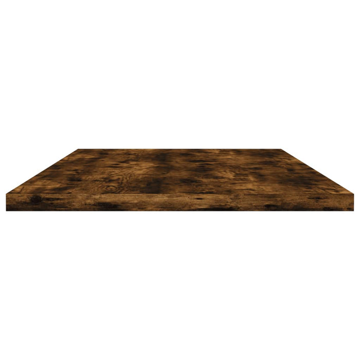 Rafturi perete 4 buc. stejar fumuriu 80x30x1,5 cm lemn compozit WALTI