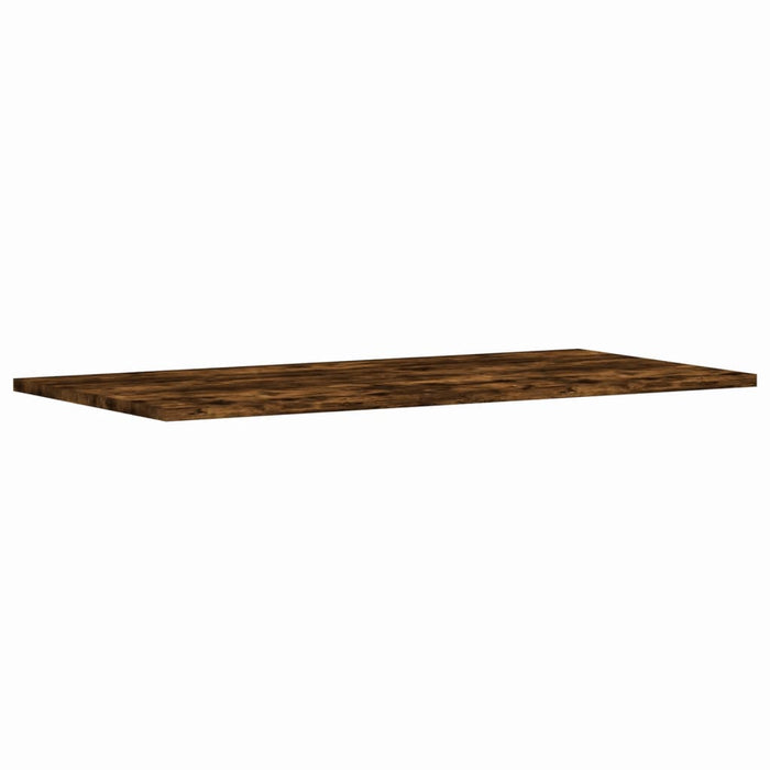 Rafturi perete 4 buc. stejar fumuriu 80x40x1,5 cm lemn compozit - WALTI WALTI