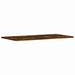 Rafturi perete 4 buc. stejar fumuriu 80x40x1,5 cm lemn compozit - WALTI WALTI