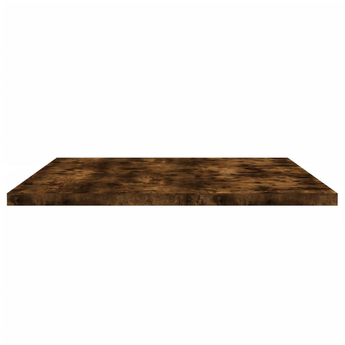 Rafturi perete 4 buc. stejar fumuriu 80x40x1,5 cm lemn compozit - WALTI WALTI