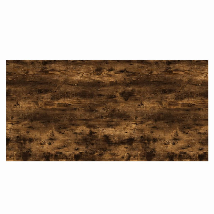 Rafturi perete 4 buc. stejar fumuriu 80x40x1,5 cm lemn compozit - WALTI WALTI
