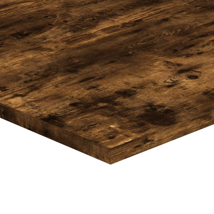Rafturi perete 4 buc. stejar fumuriu 80x40x1,5 cm lemn compozit - WALTI WALTI