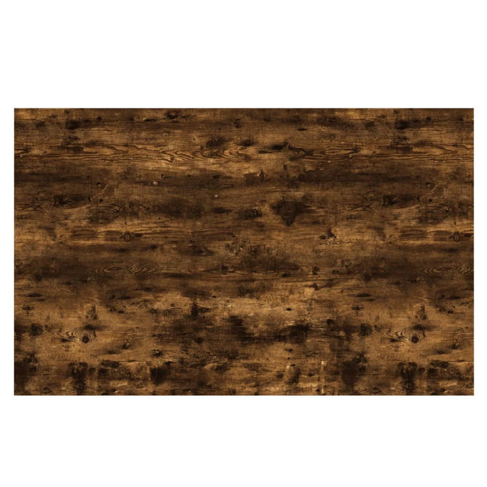 Rafturi perete 4 buc. stejar fumuriu 80x50x1,5 cm lemn compozit WALTI