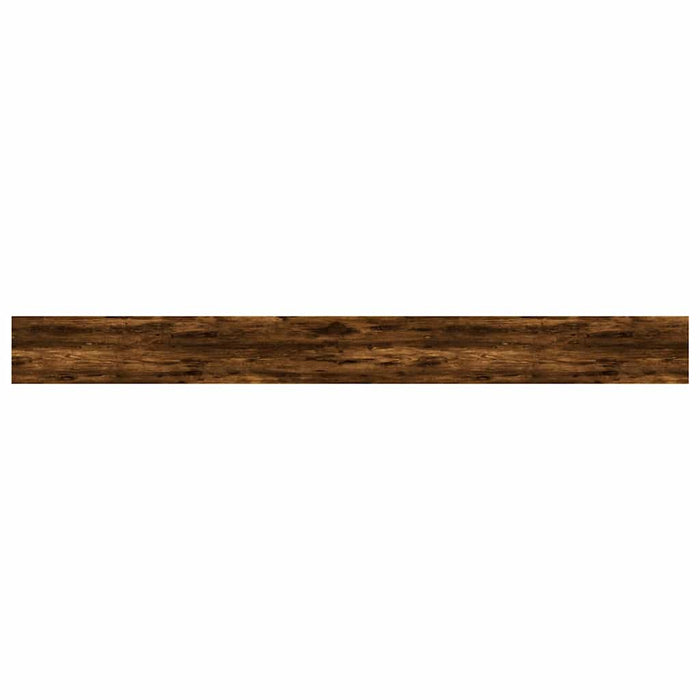 Rafturi perete 4 buc. stejar fumuriu 100x10x1,5cm lemn compozit - WALTI WALTI