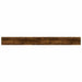 Rafturi perete 4 buc. stejar fumuriu 100x10x1,5cm lemn compozit - WALTI WALTI