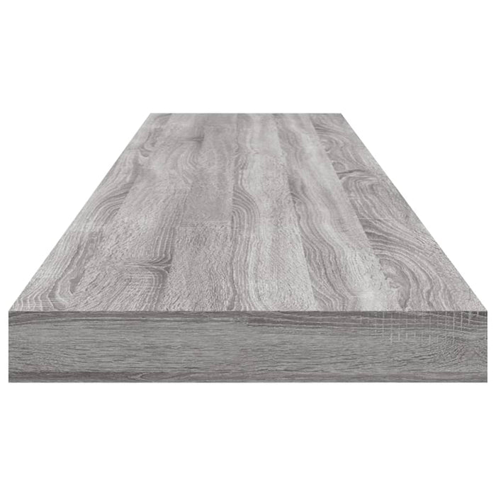 Rafturi de perete, 4 buc., gri sonoma, 100x10x1,5 cm, lemn - WALTI WALTI