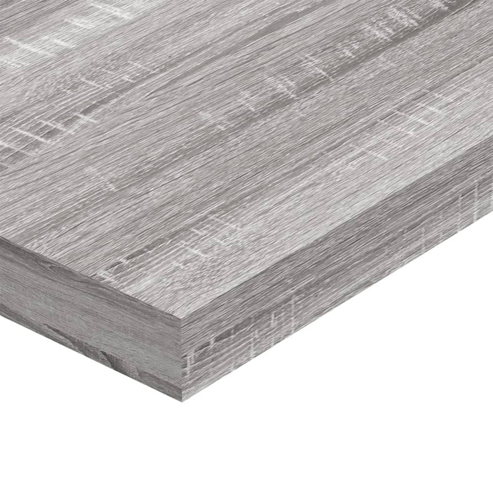 Rafturi de perete, 4 buc., gri sonoma, 100x10x1,5 cm, lemn - WALTI WALTI