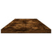 Rafturi perete 4 buc. stejar fumuriu 100x20x1,5cm lemn compozit - WALTI WALTI