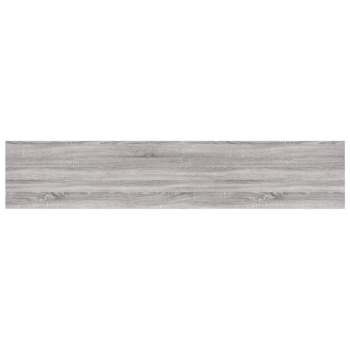 Rafturi de perete, 4 buc., gri sonoma, 100x20x1,5 cm, lemn - WALTI WALTI