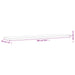 Rafturi de perete, 4 buc., gri sonoma, 100x20x1,5 cm, lemn - WALTI WALTI
