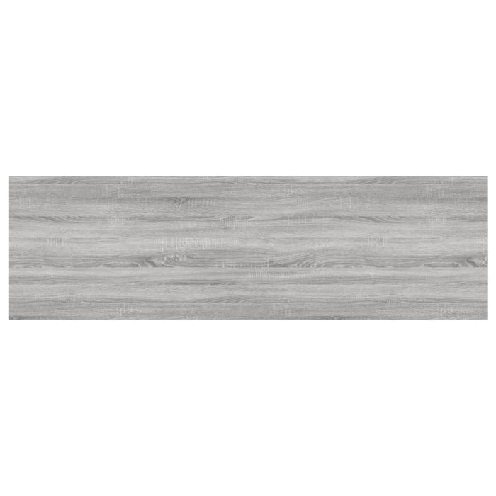 Rafturi de perete, 4 buc., gri sonoma, 100x30x1,5 cm, lemn WALTI