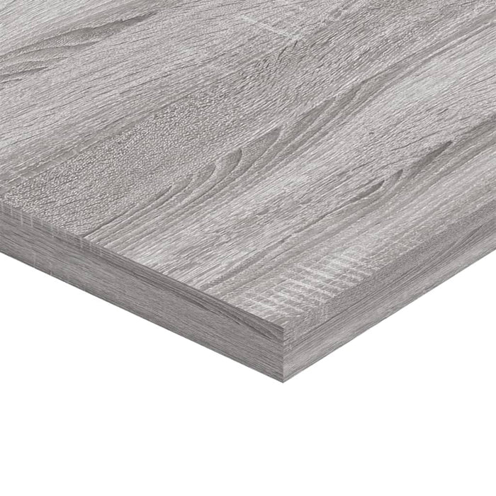 Rafturi de perete, 4 buc., gri sonoma, 100x30x1,5 cm, lemn WALTI