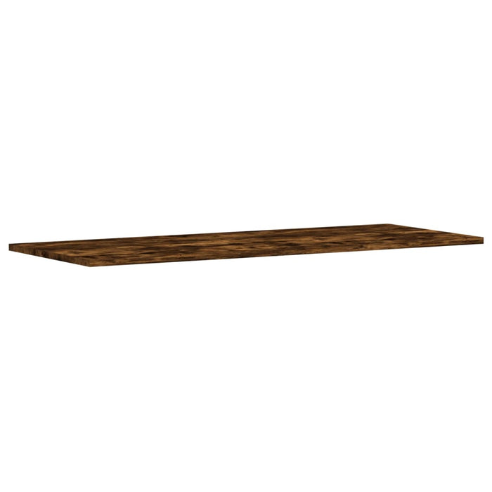 Rafturi perete 4 buc. stejar fumuriu 100x40x1,5cm lemn compozit WALTI
