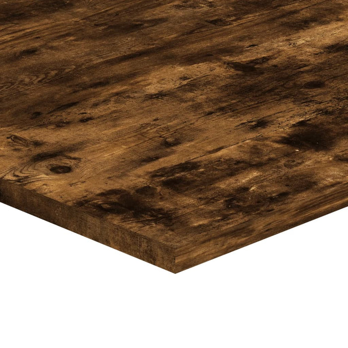 Rafturi perete 4 buc. stejar fumuriu 100x40x1,5cm lemn compozit WALTI