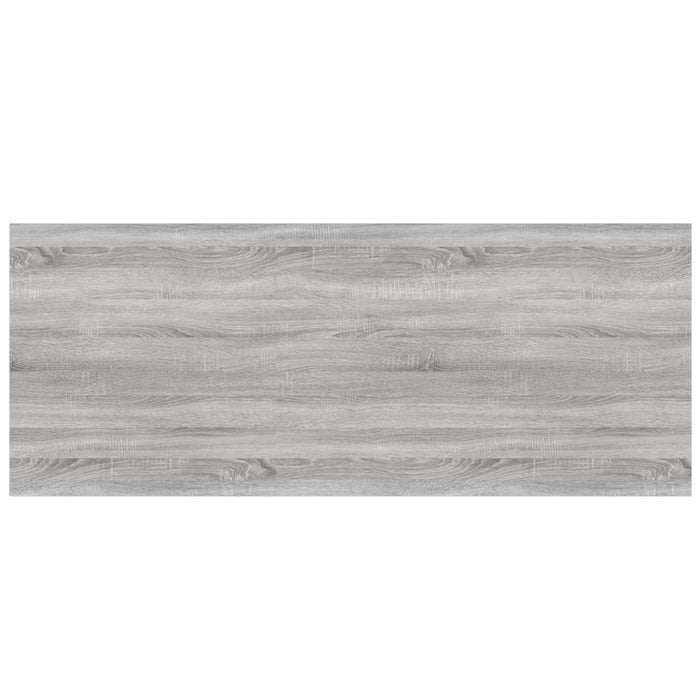 Rafturi de perete, 4 buc., gri sonoma, 100x40x1,5 cm, lemn WALTI