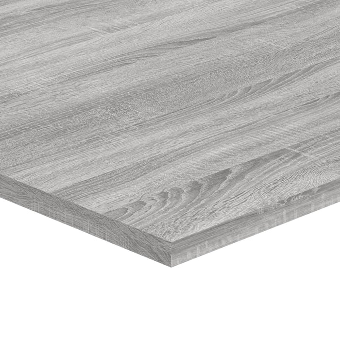 Rafturi de perete, 4 buc., gri sonoma, 100x40x1,5 cm, lemn WALTI