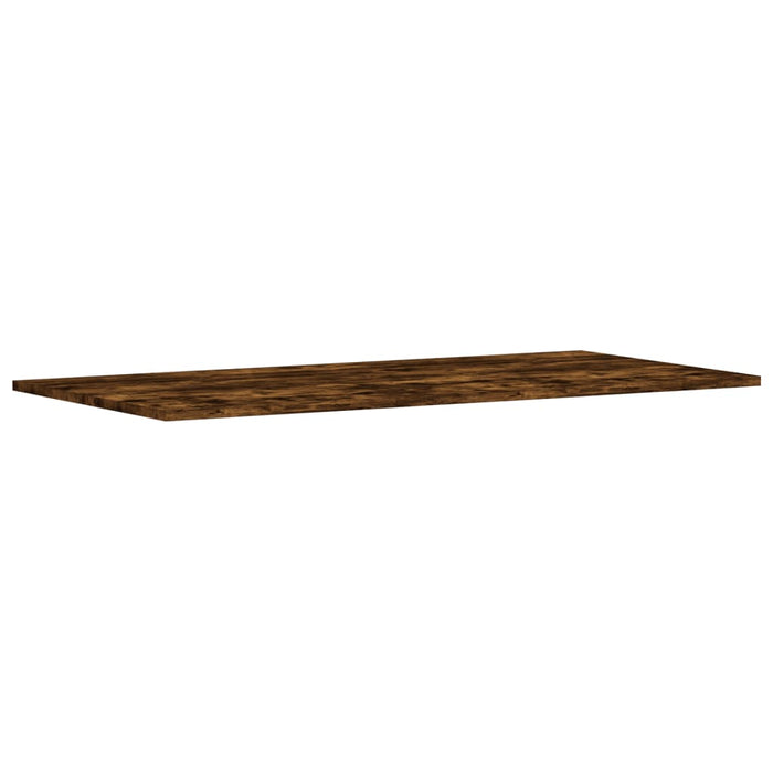 Rafturi perete 4 buc. stejar fumuriu 100x50x1,5cm lemn compozit WALTI