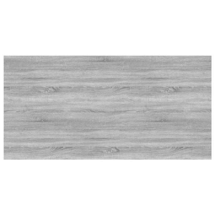Rafturi de perete, 4 buc., gri sonoma, 100x50x1,5 cm, lemn WALTI