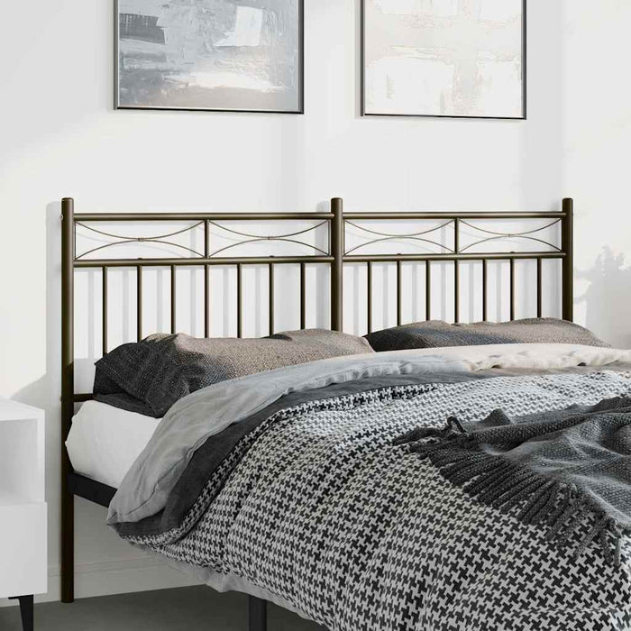 Tăblie de pat de schimb metalică, negru, 135 cm WALTI