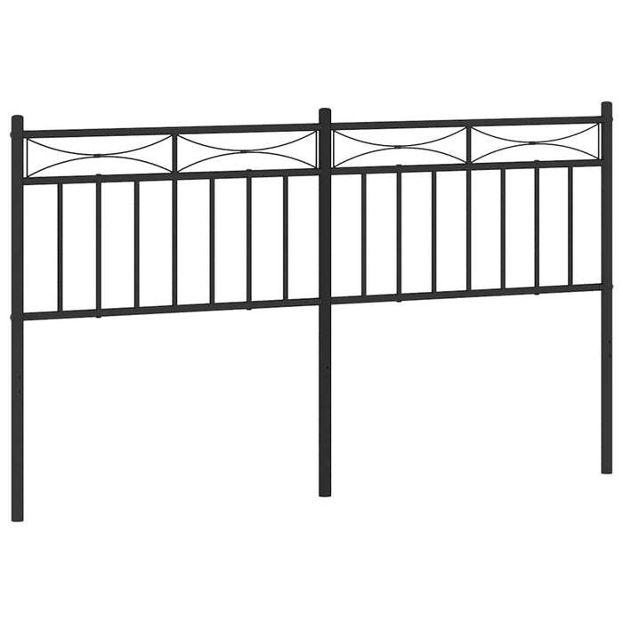 Tăblie de pat de schimb metalică, negru, 150 cm - WALTI WALTI