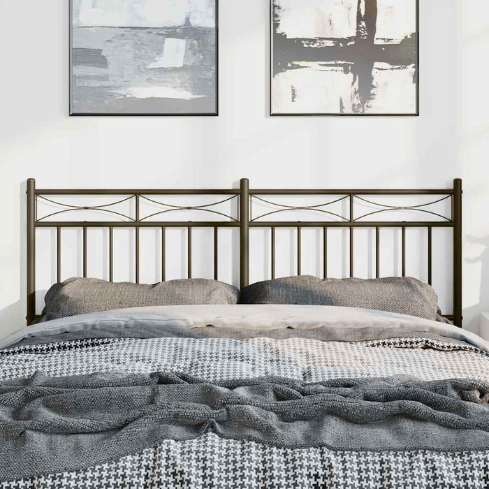 Tăblie de pat de schimb metalică, negru, 150 cm - WALTI WALTI
