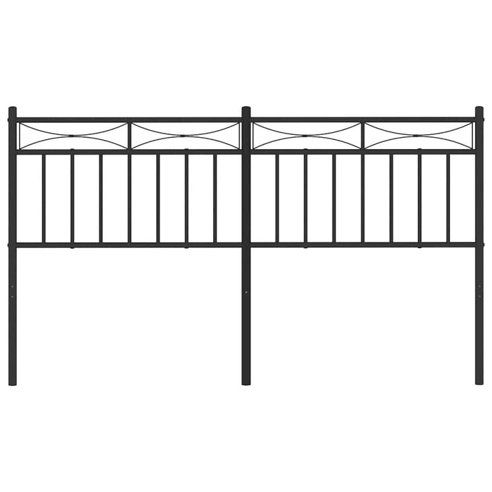 Tăblie de pat de schimb metalică, negru, 150 cm - WALTI WALTI