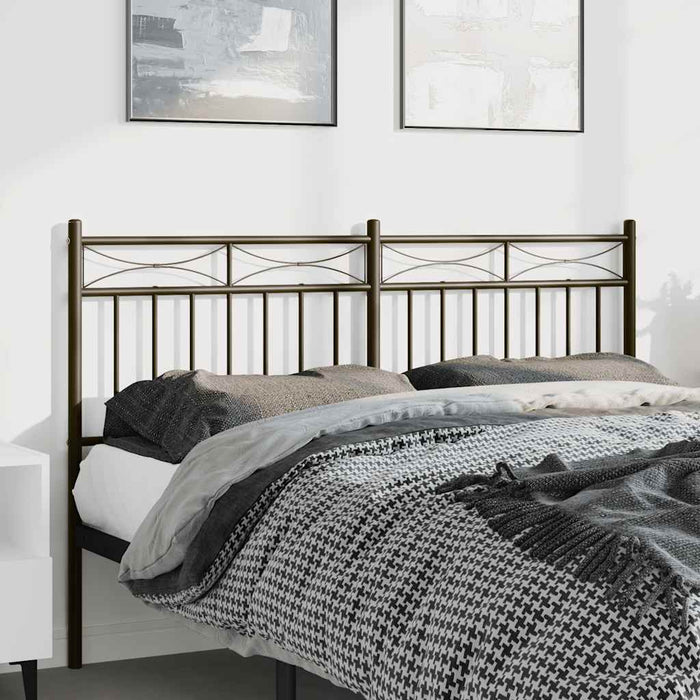 Tăblie de pat de schimb metalică, negru, 150 cm - WALTI WALTI