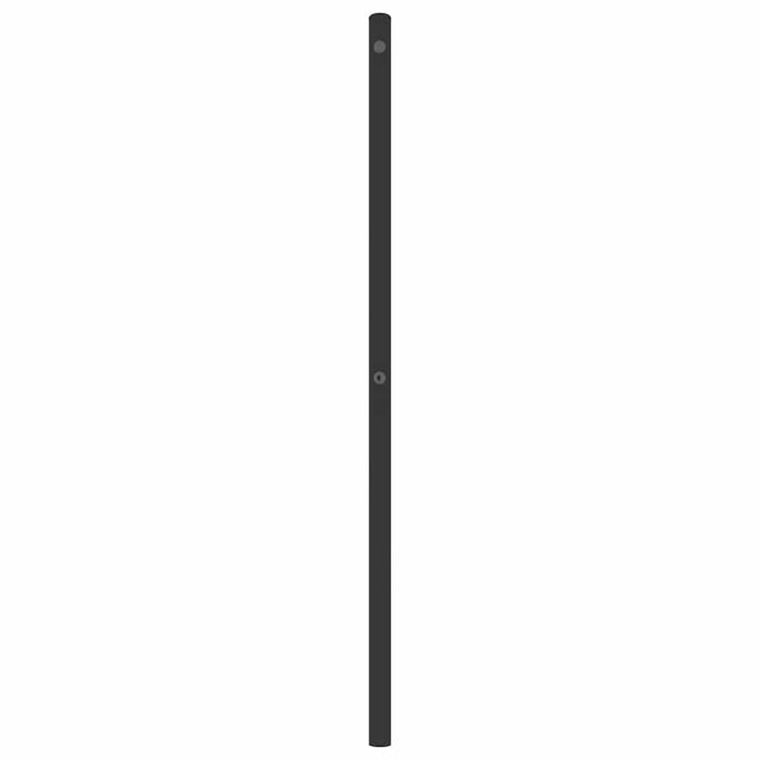 Tăblie de pat de schimb metalică, negru, 180 cm WALTI
