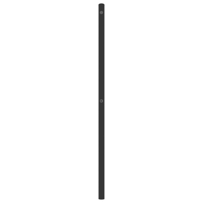 Tăblie de pat de schimb metalică, negru, 193 cm WALTI