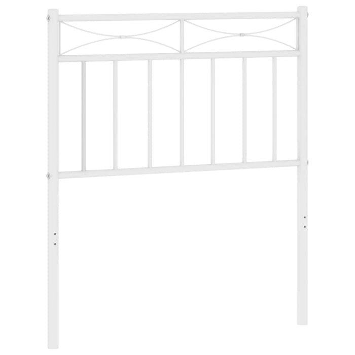 Tăblie de pat de schimb metalică, alb, 75 cm WALTI