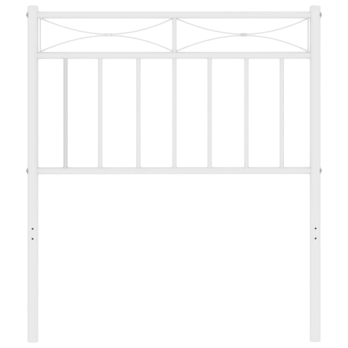Tăblie de pat de schimb metalică, alb, 75 cm WALTI