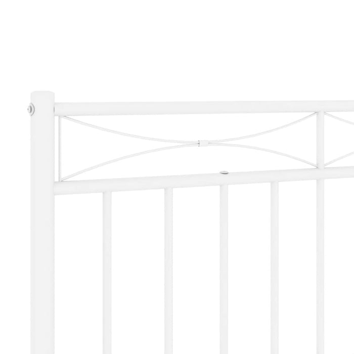 Tăblie de pat de schimb metalică, alb, 100 cm WALTI
