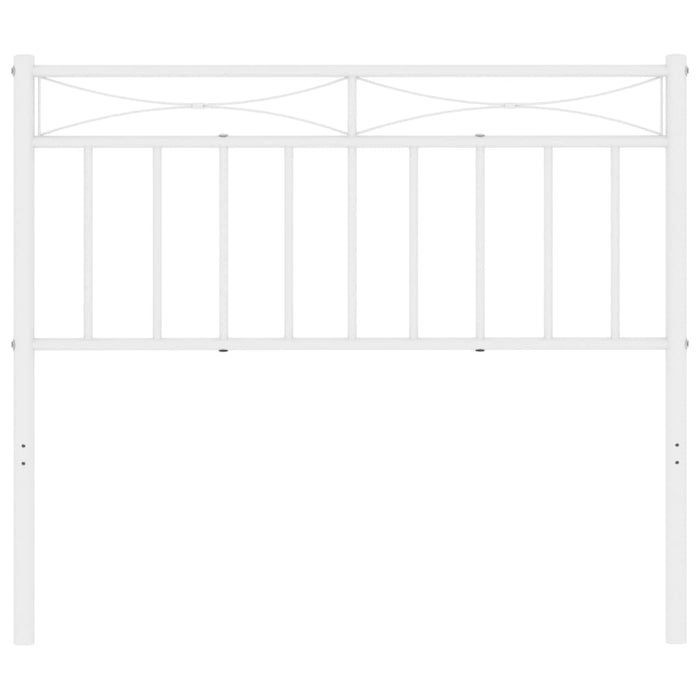 Tăblie de pat metalică, alb, 107 cm - WALTI WALTI