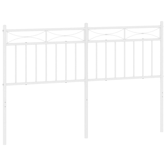 Tăblie de pat de schimb metalică, alb, 135 cm WALTI