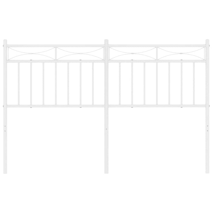 Tăblie de pat de schimb metalică, alb, 135 cm WALTI