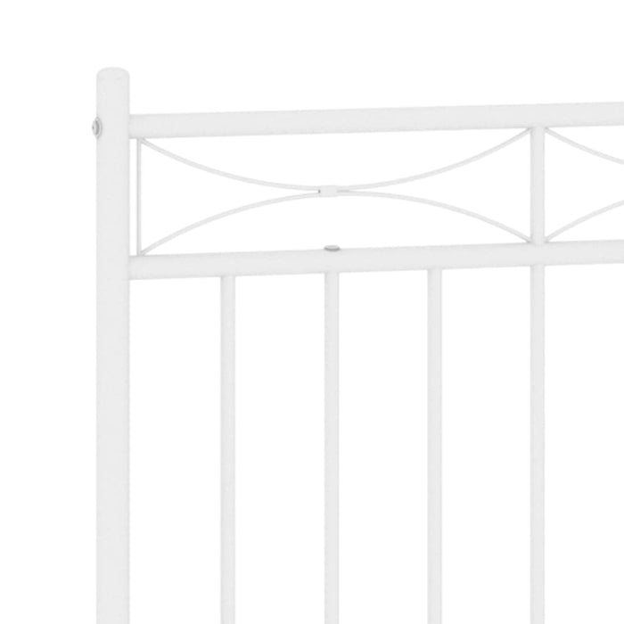 Tăblie de pat de schimb metalică, alb, 135 cm WALTI
