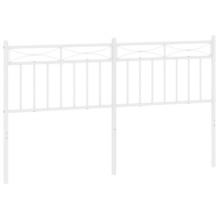 Tăblie de pat de schimb metalică, alb, 150 cm WALTI