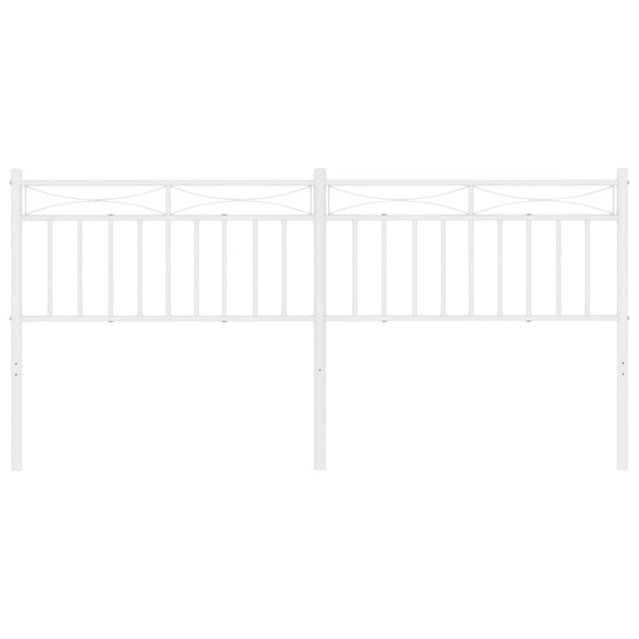Tăblie de pat de schimb metalică, alb, 180 cm WALTI