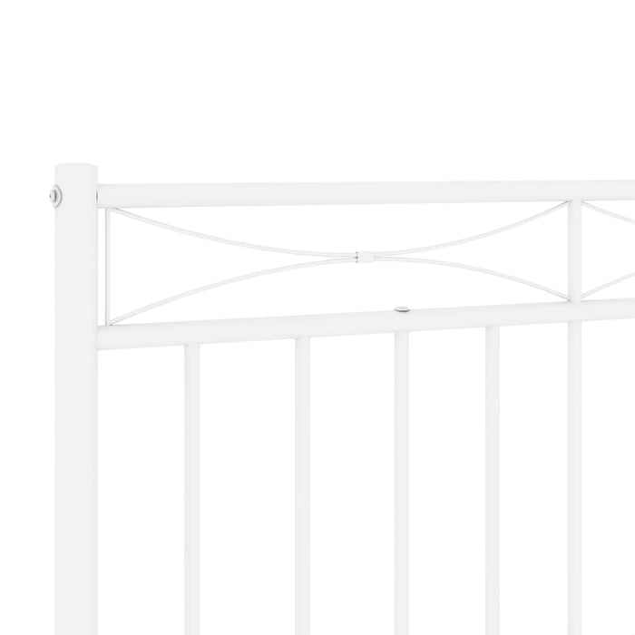 Tăblie de pat de schimb metalică, alb, 180 cm WALTI