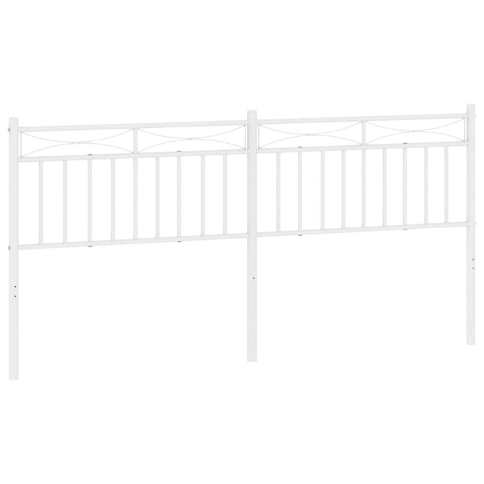 Tăblie de pat de schimb metalică, alb, 193 cm WALTI