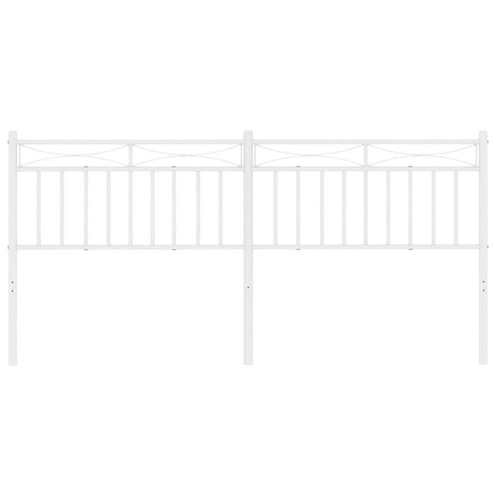 Tăblie de pat de schimb metalică, alb, 193 cm WALTI