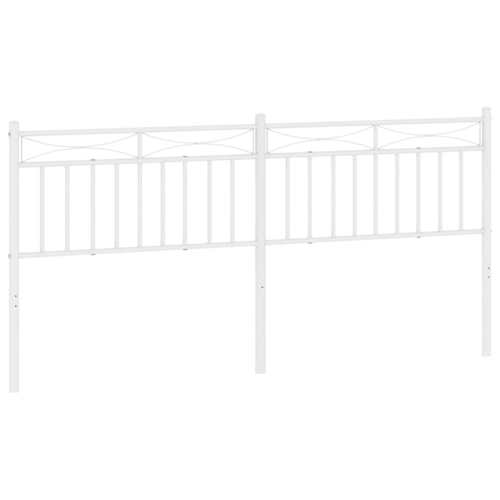 Tăblie de pat de schimb metalică, alb, 200 cm WALTI