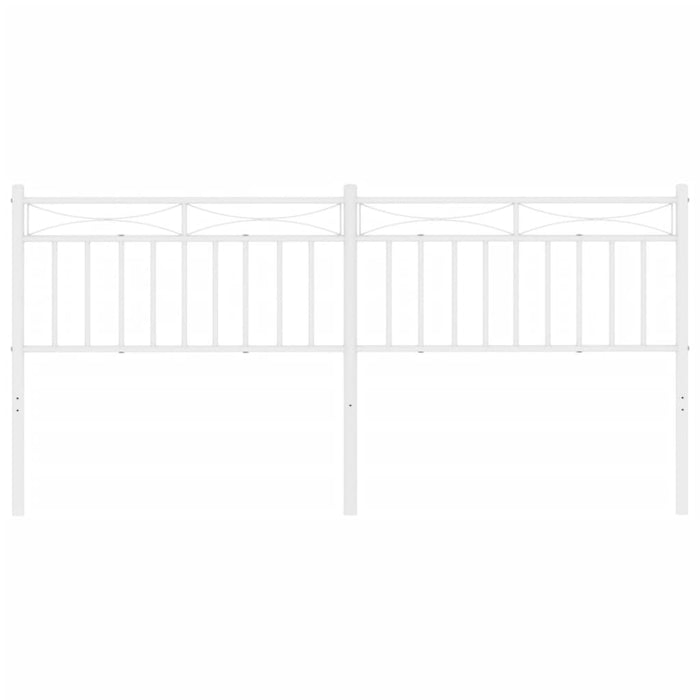 Tăblie de pat de schimb metalică, alb, 200 cm WALTI