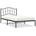 Cadru de pat din metal cu tăblie, negru, 107x203 cm - WALTI WALTI