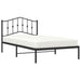 Cadru de pat din metal cu tăblie, negru, 107x203 cm - WALTI WALTI