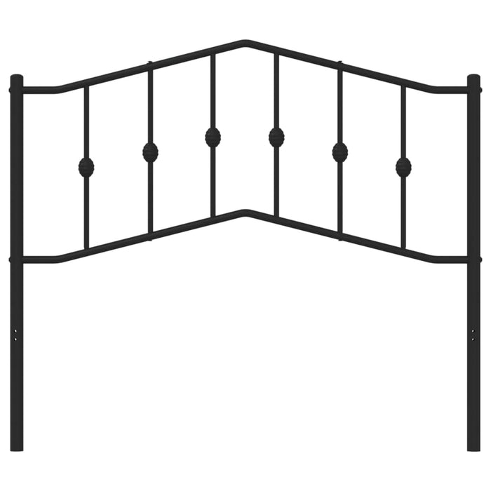 Tăblie de pat de schimb metalică, negru, 107 cm WALTI