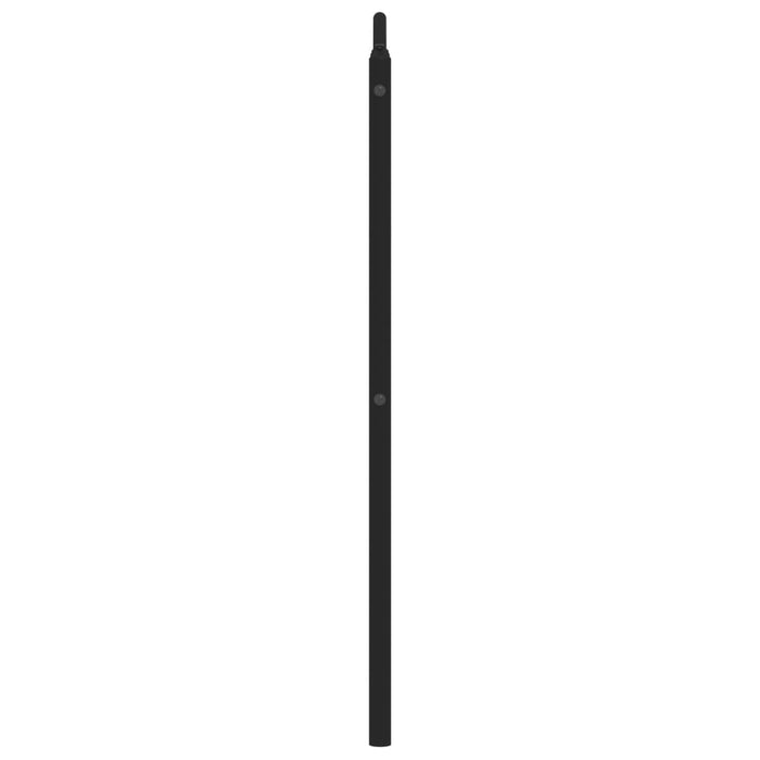 Tăblie de pat de schimb metalică, negru, 200 cm WALTI